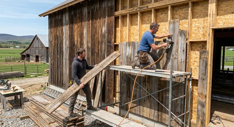 Barn Siding Installation in Denver, NC