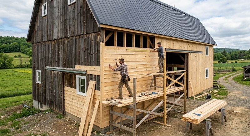 Barn Siding Installation in Rock Hill, SC