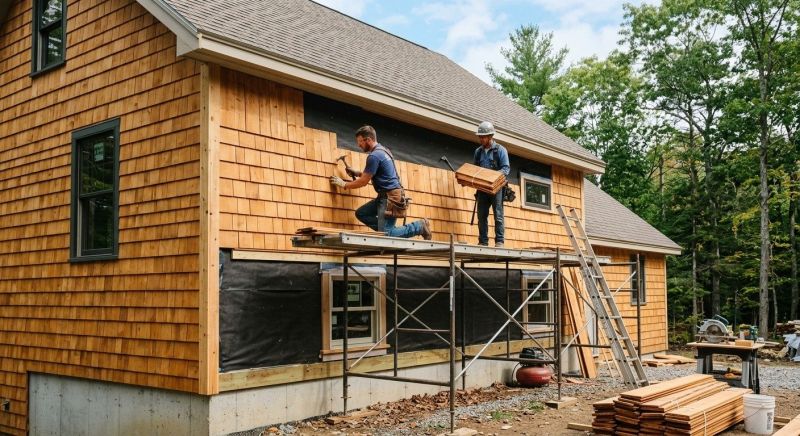 Cedar Siding Installation in Lincoln County, NC