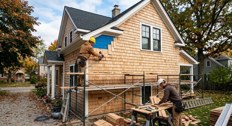 Cedar Siding Installation in York, SC