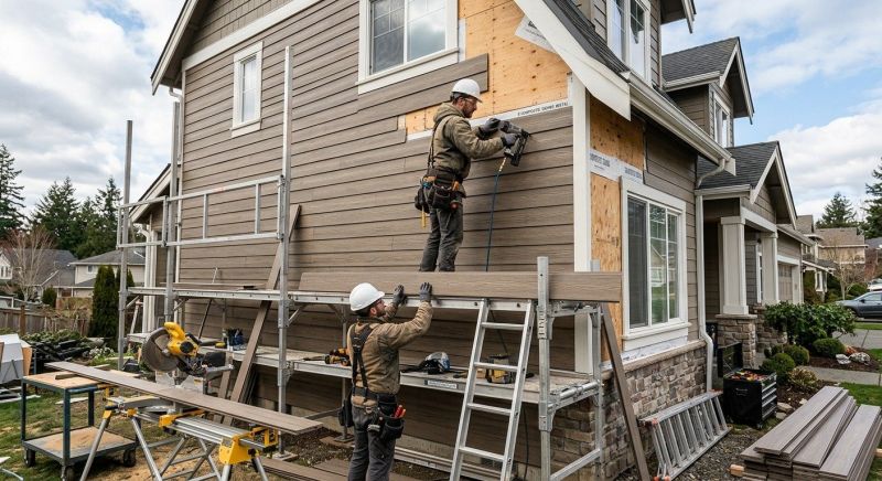 Composite Siding Installation in Dallas, NC