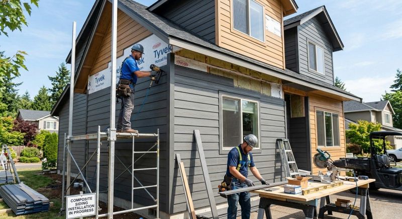 Composite Siding Installation in Maiden, NC