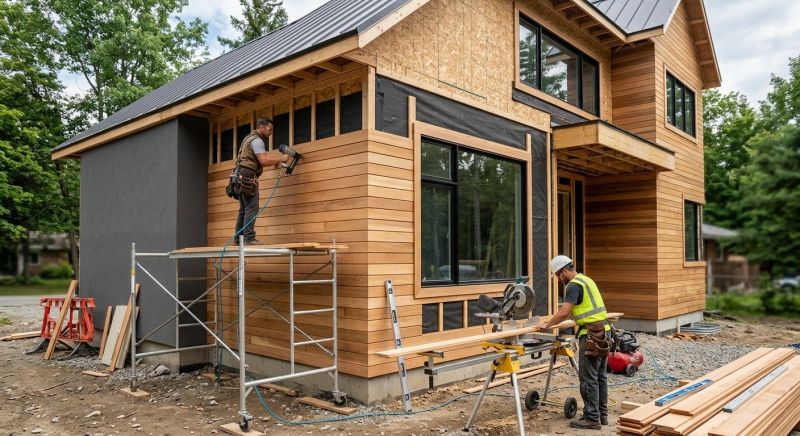 Faux Wood Siding Installation in Rock Hill, SC