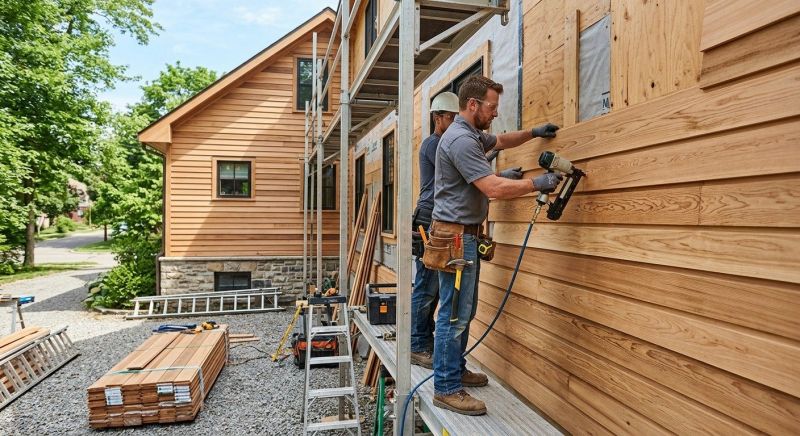 Hardwood Siding Installation in Fort Mill, SC