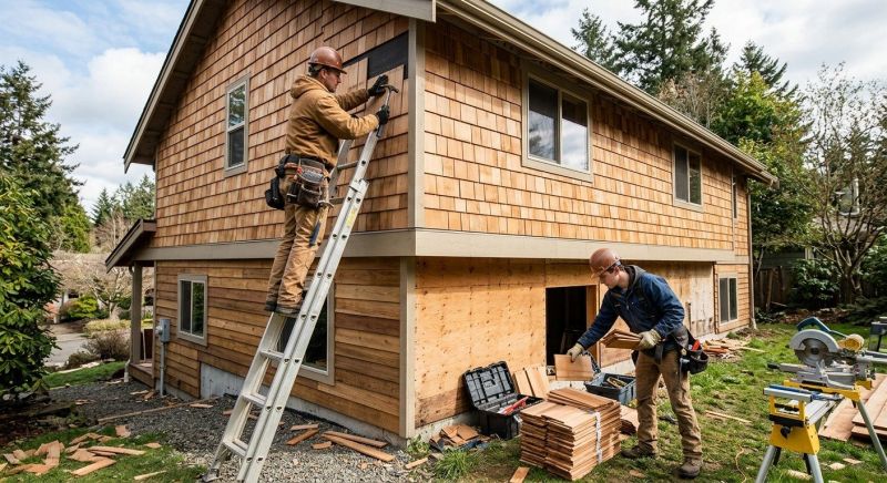 Hardwood Siding Installation in York County, SC