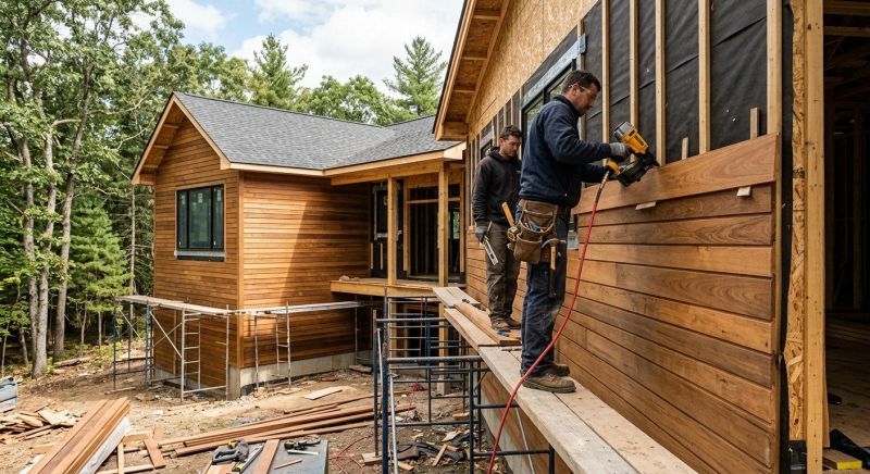 Hardwood Siding Installation in York, SC