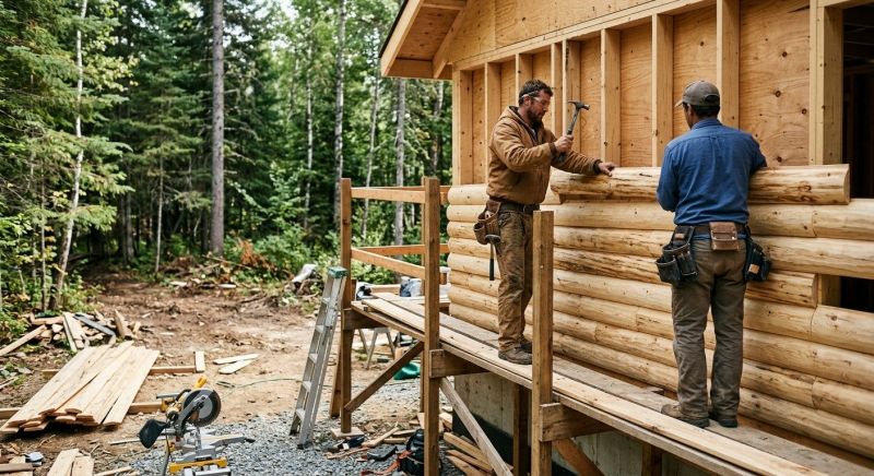 Log Siding Installation in Bessemer City, NC