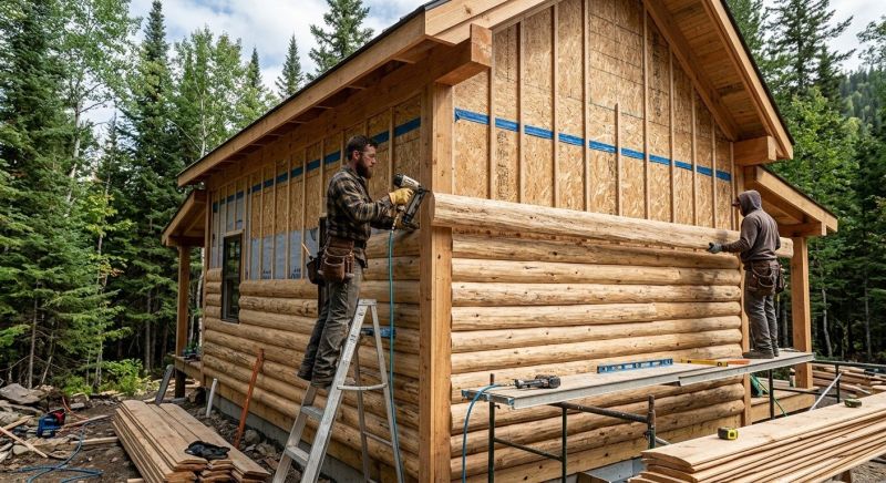 Log Siding Installation in Gaston County, NC