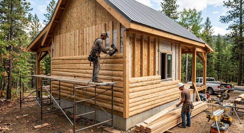 Log Siding Installation in Maiden, NC