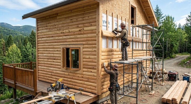Log Siding Installation in Rock Hill, SC