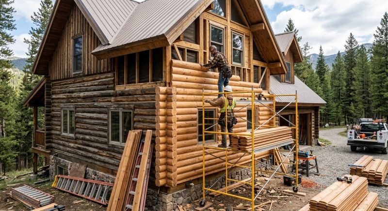 Log Siding Installation in Rock Hill, SC