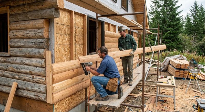 Log Siding Installation in Rock Hill, SC
