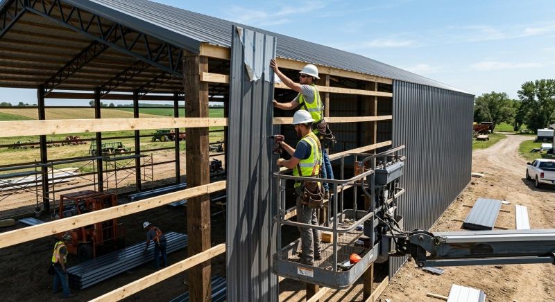 Pole Barn Siding Installation in Gaston County, NC