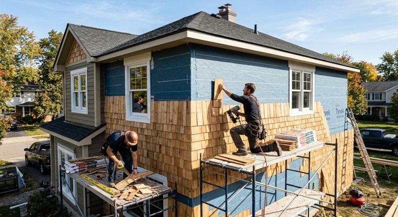 Shingle Siding Installation in Gaston County, NC
