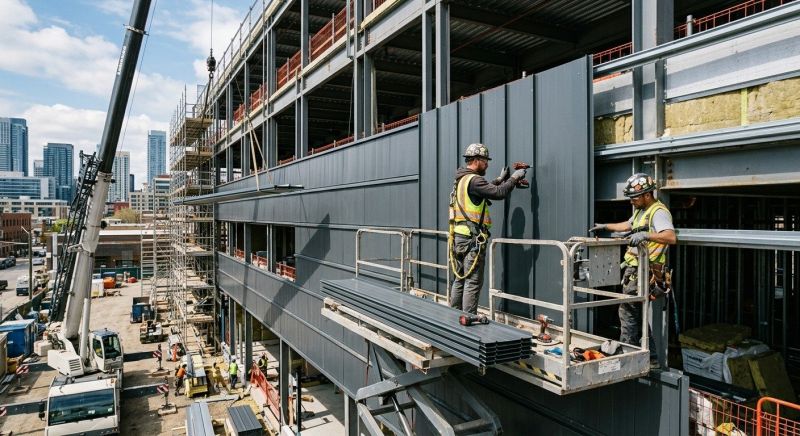 Steel Cladding Installation in Gaston County, NC