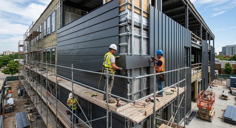 Steel Cladding Installation in Gaston County, NC