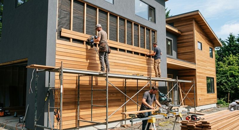 Wood Cladding Installation in Bessemer City, NC