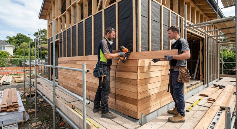 Wood Cladding Installation in Denver, NC