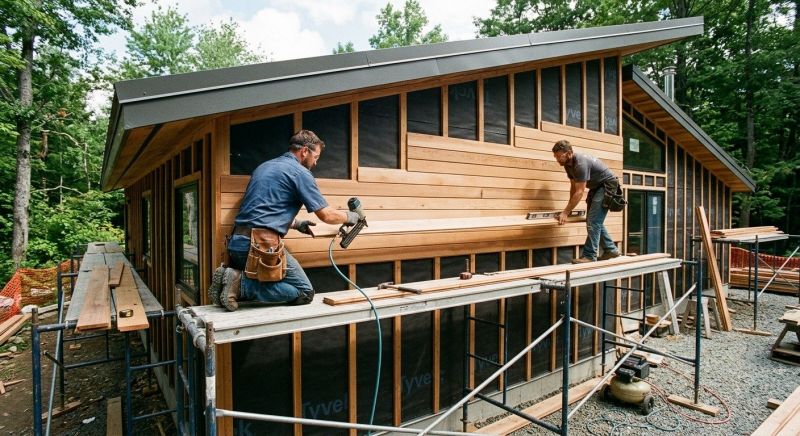 Wood Cladding Installation in Gastonia, NC