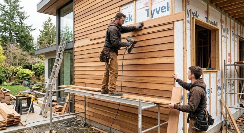 Wood Cladding Installation in Rock Hill, SC