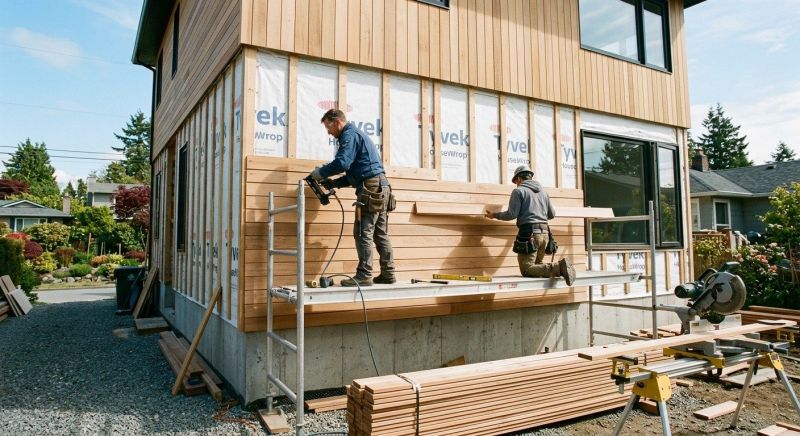 Wood Cladding Installation in Rock Hill, SC