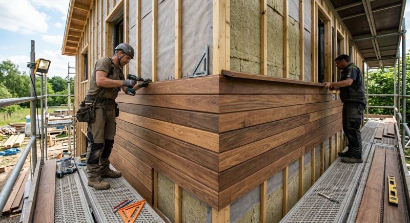 Wood Cladding Installation in York County, SC