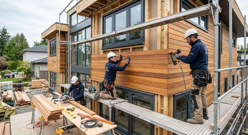 Wood Cladding Installation in York, SC