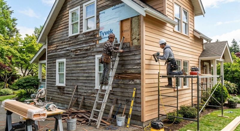 Wood Siding Installation in York, SC