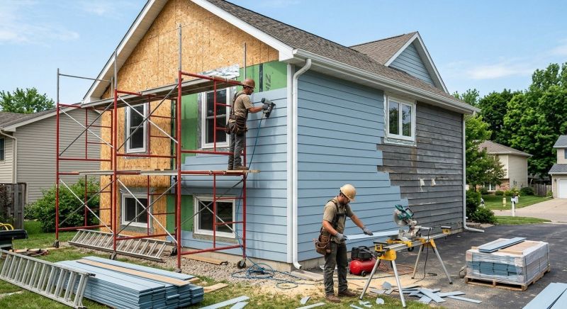 Cement Siding Replacement